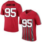 NCAA Ohio State Buckeyes Men's #95 Cameron Johnston Throwback Nike Football College Jersey LAO2145PJ